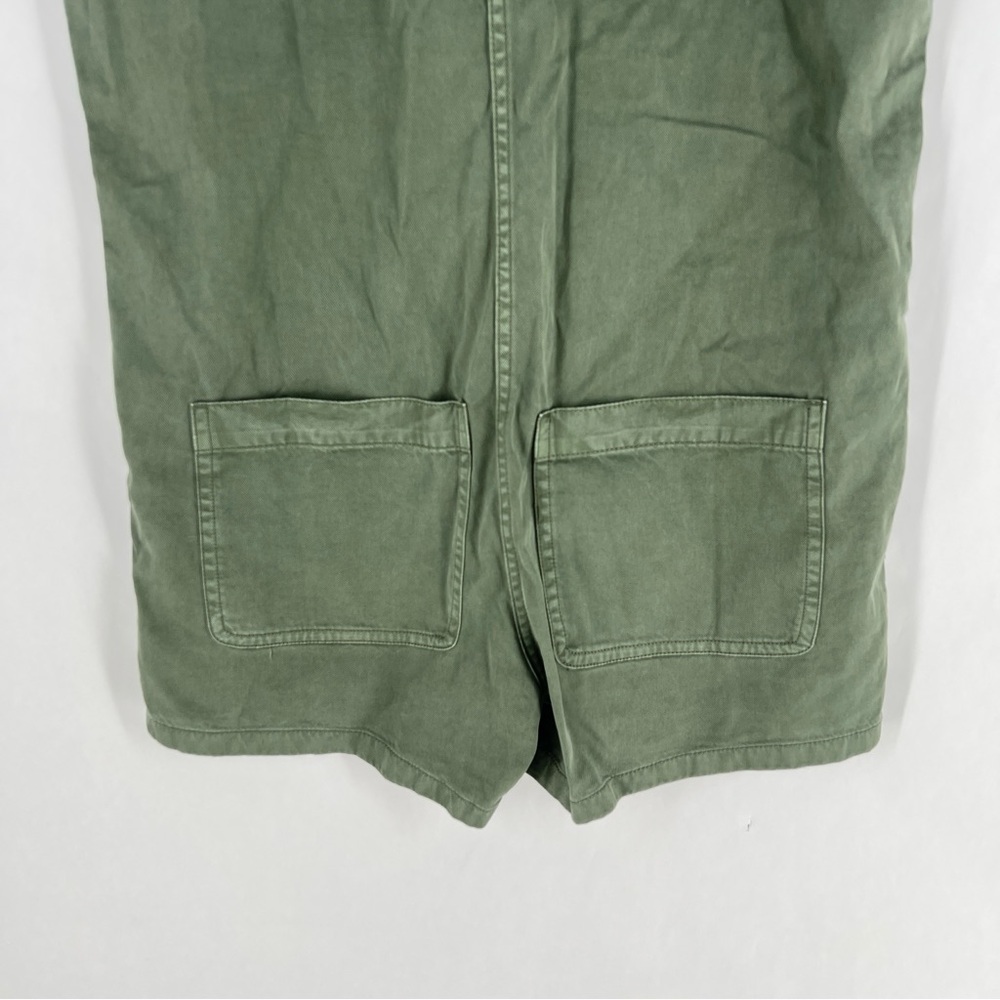 Madewell Size XXS Olive Dyed Relaxed Coverall Romper Minimalist Utility - Picture 8 of 15
